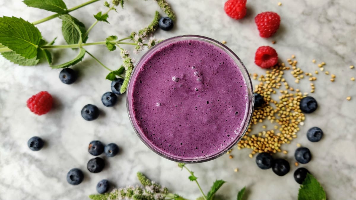 Toortatra jook mustikatega