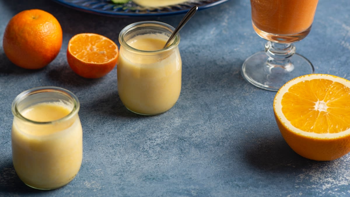 Mandarinų kremas blyneliams, vafliams ar desertams