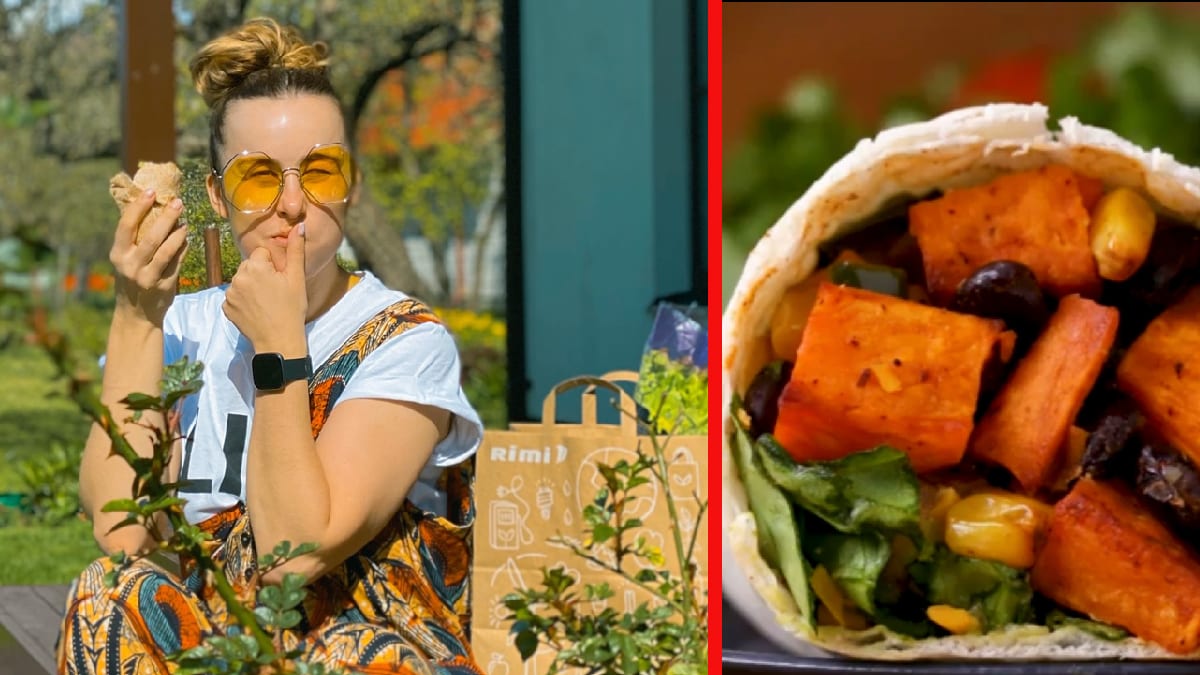 Kristel Aaslaidi vürtsikas vegan bataadi burrito