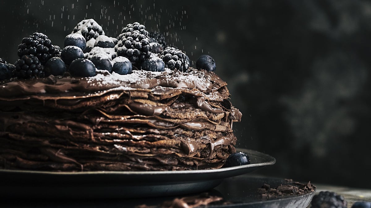 Pannkoogitort šokolaadi ja Nutellaga