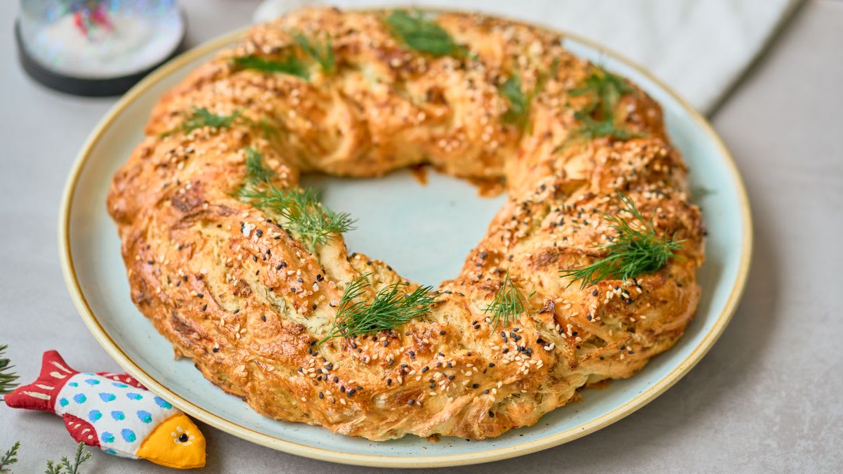 Rūkytos lašišos pynė