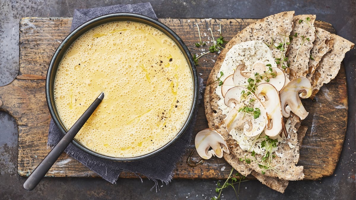 Kõrvitsasupp kreemjuustuga