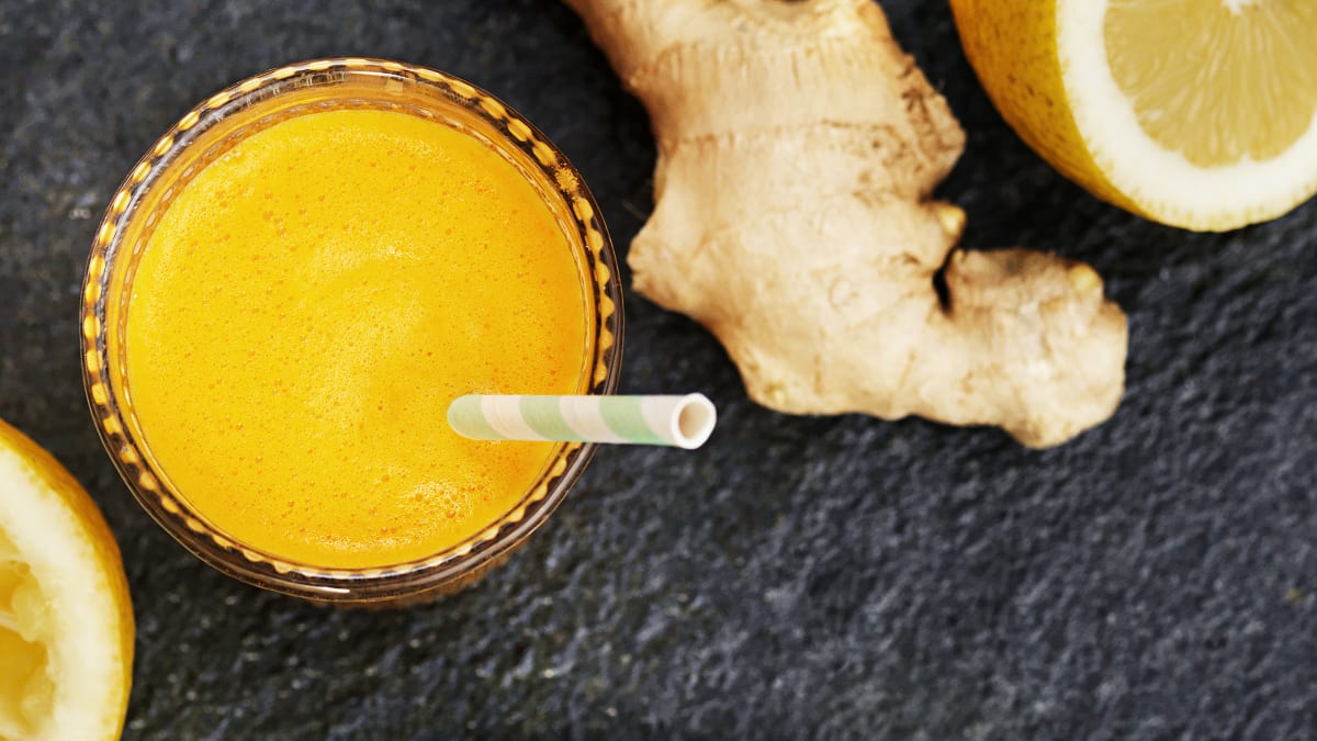 Porgandimahl ananassi, veriapelsini ja ingveriga