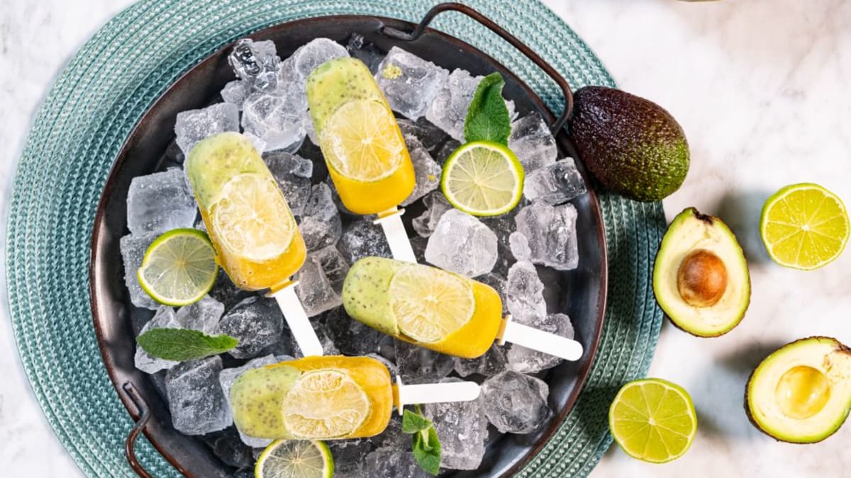 Avokaado-mango pulgajäätised 