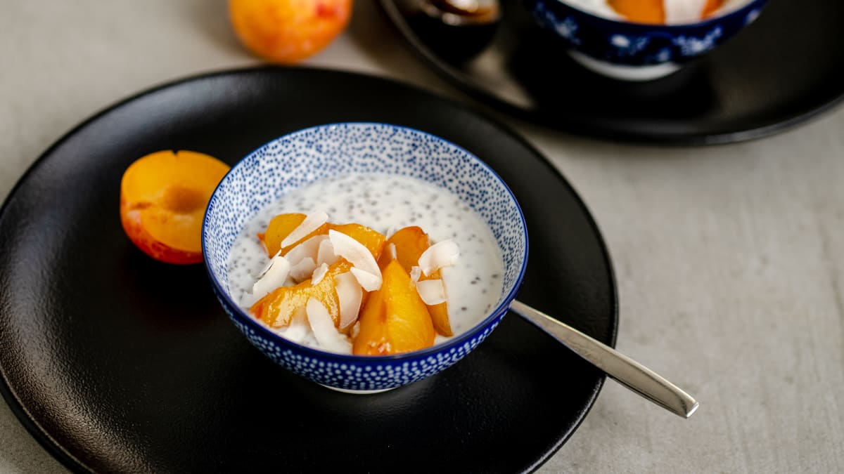 Kokosa un čia pudiņš