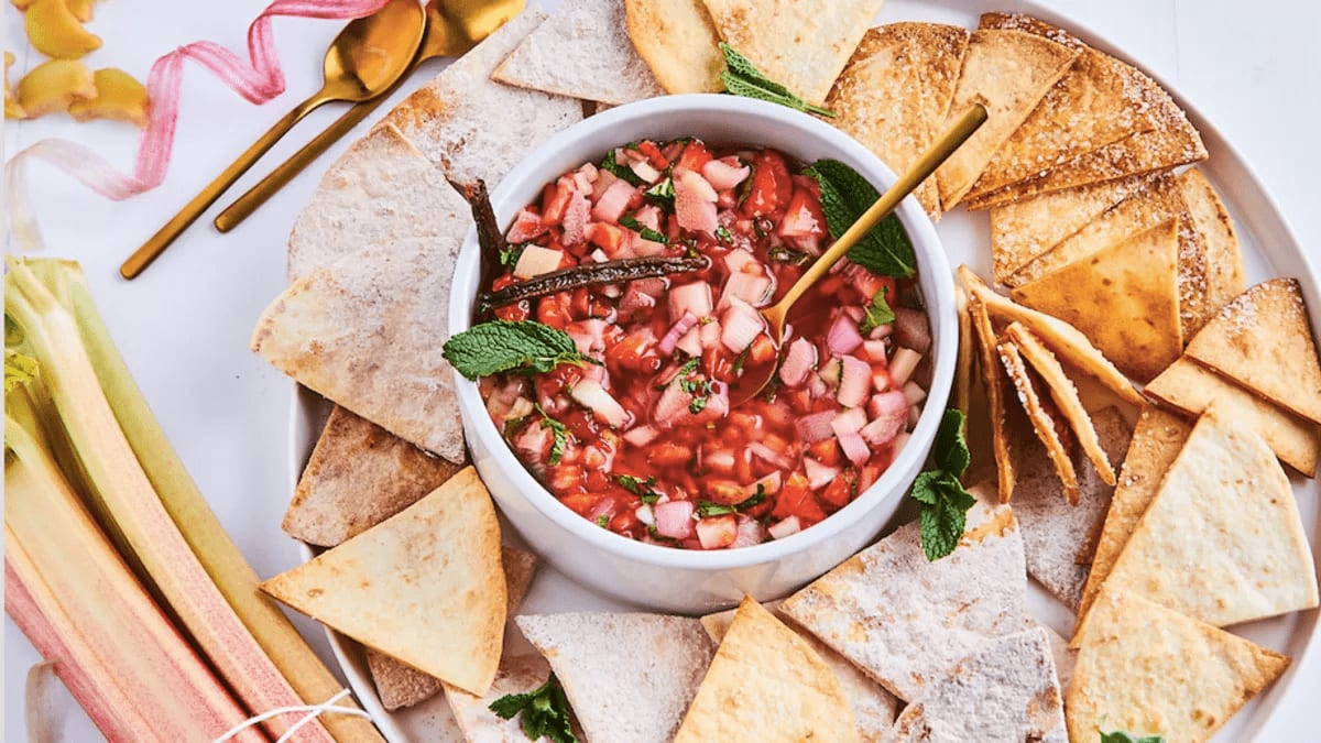 Rabarberi-maasikasalsa 