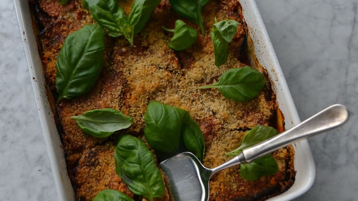 Baklažaani-parmesani ahjuvorm