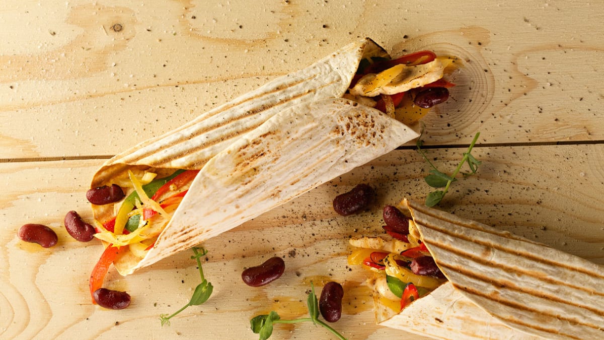 Lengvai paruošiama vištiena tortilijose