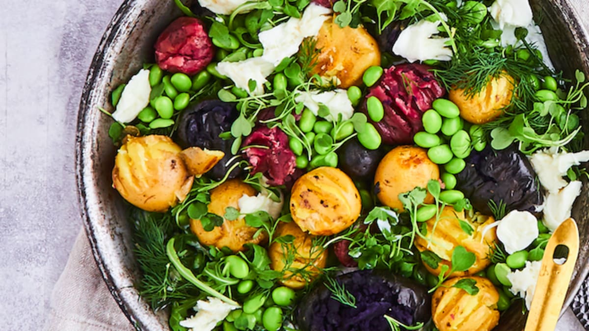 Siltie kartupeļu salāti