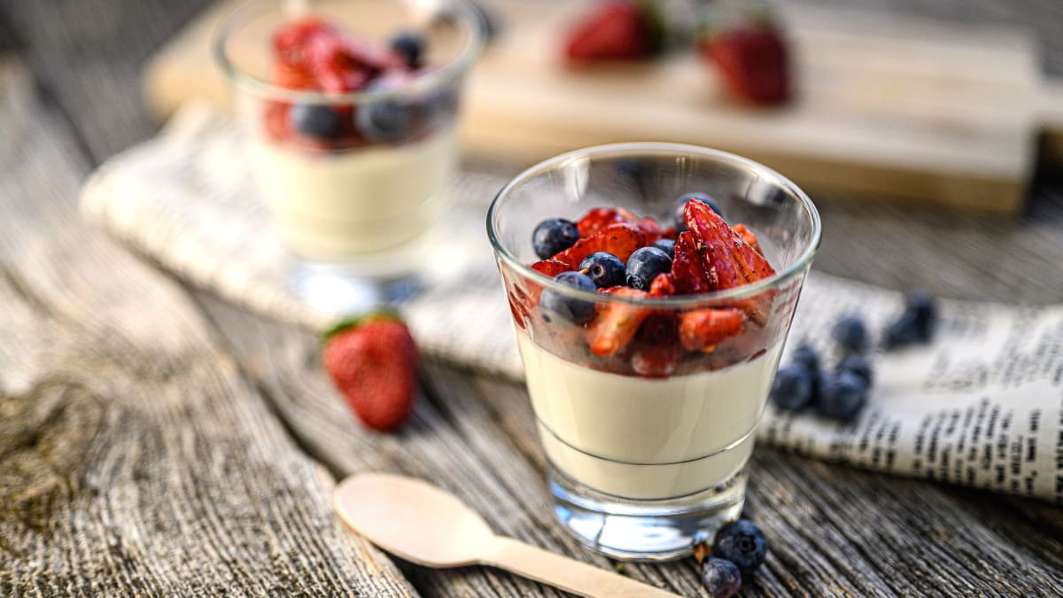 Vaniļas panna cotta