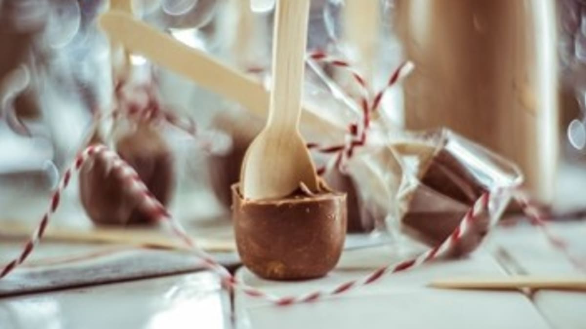 Šokolādes un piparkūku karotītes