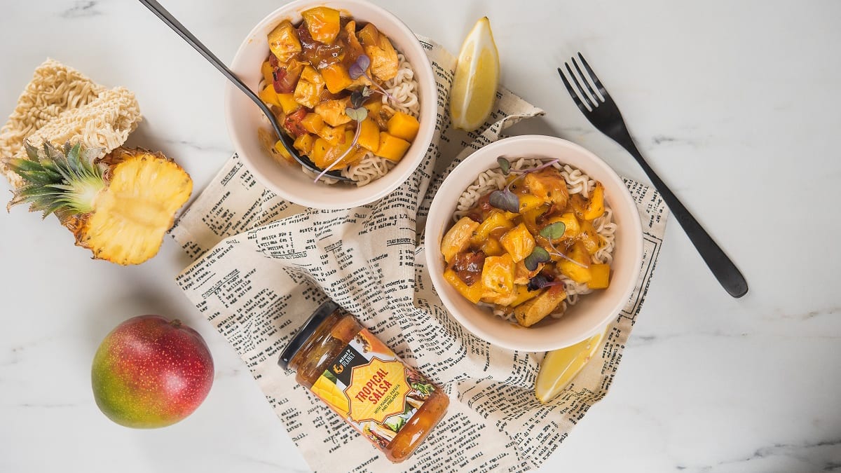 Kana troopilises salsakastmes munanuudlitega