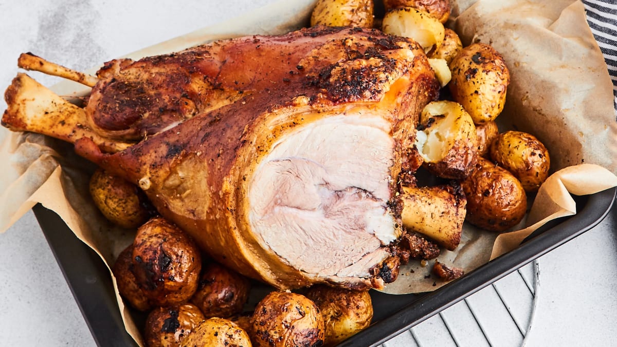 Cūkgaļas stilba cepetis