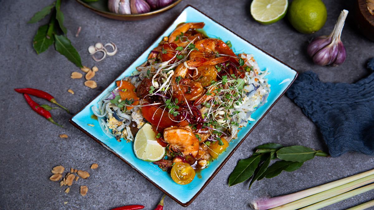 Pad Thai krevettidega