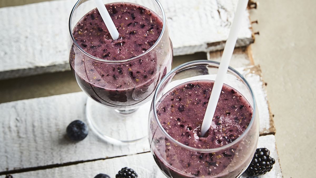 Rudens augļu un ogu smūtijs