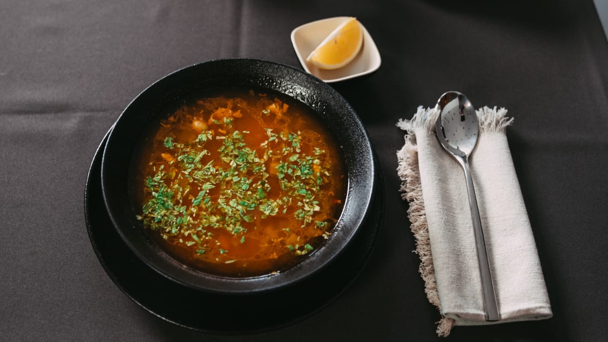 Vistas buljona zupa ar adžiku