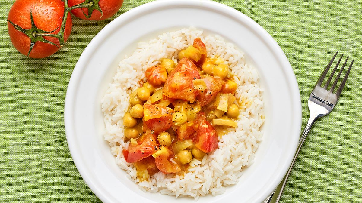 Turku zirņu sautējums ar rīsiem