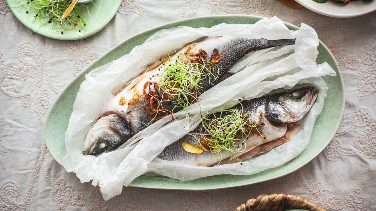 Aurutatud kala ingveriga