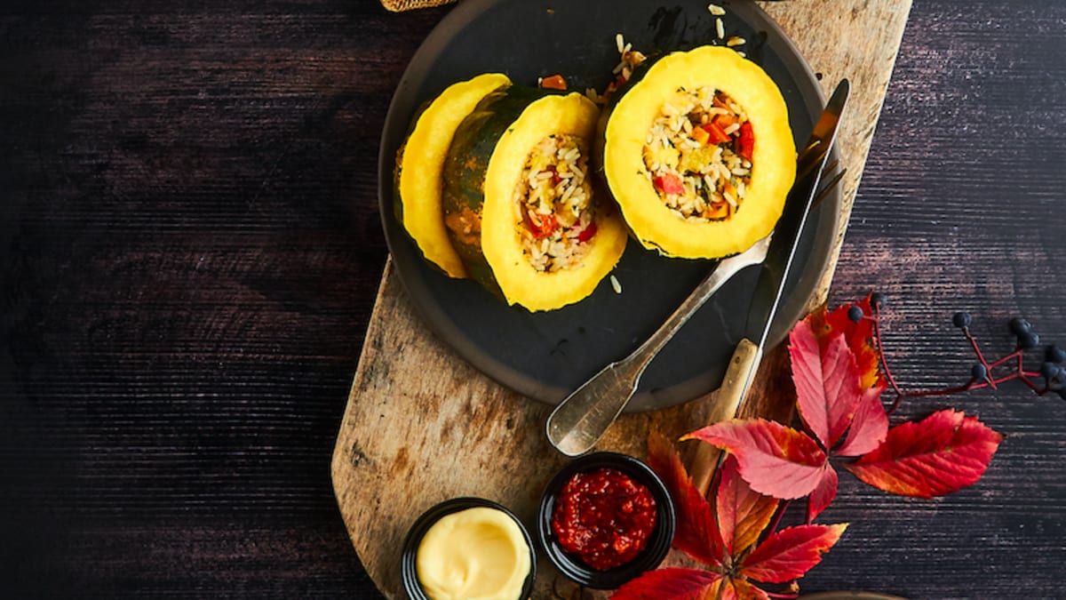 Pildīts Japānas cepamais ķirbis