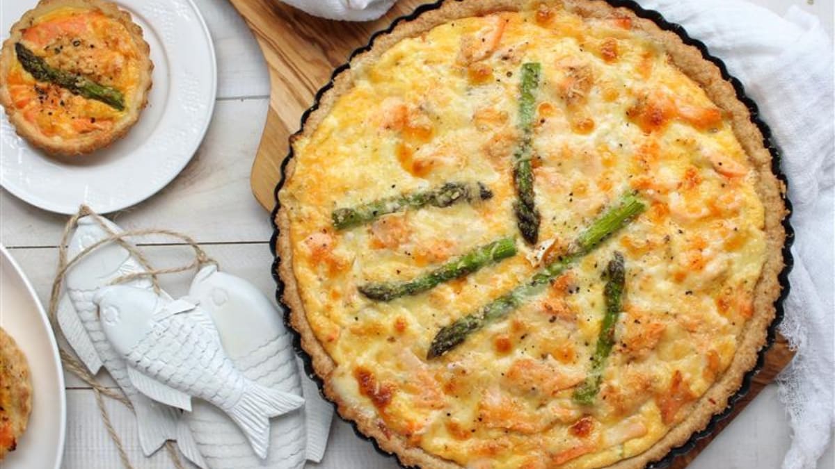 Kišs ar auksti kūpinātu lasi  