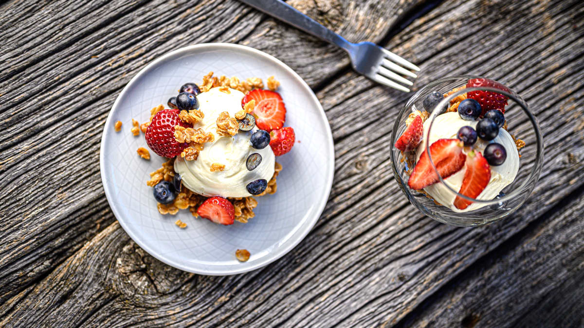 Biezpiena uzpūtenis ar auzu pārslām