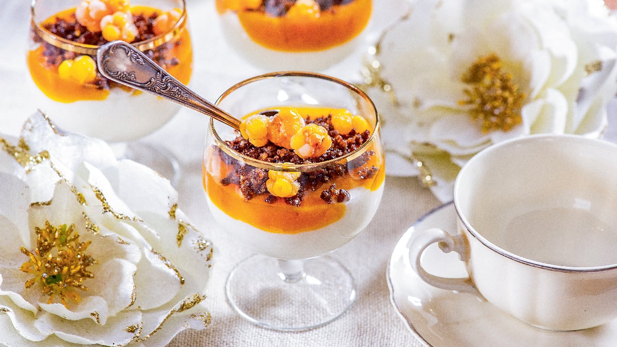 Kohupiimavaht murakamoosi ja krõbeda leivaga