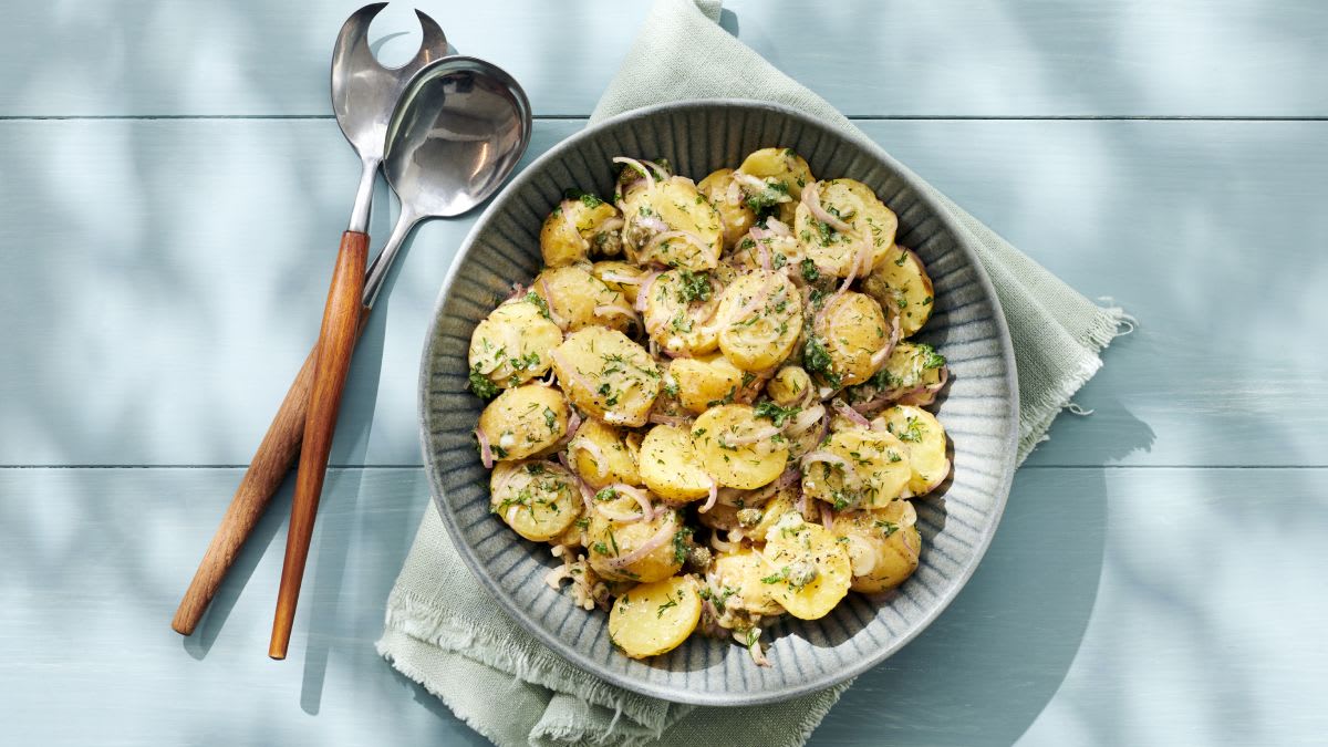 Franču kartupeļu salāti