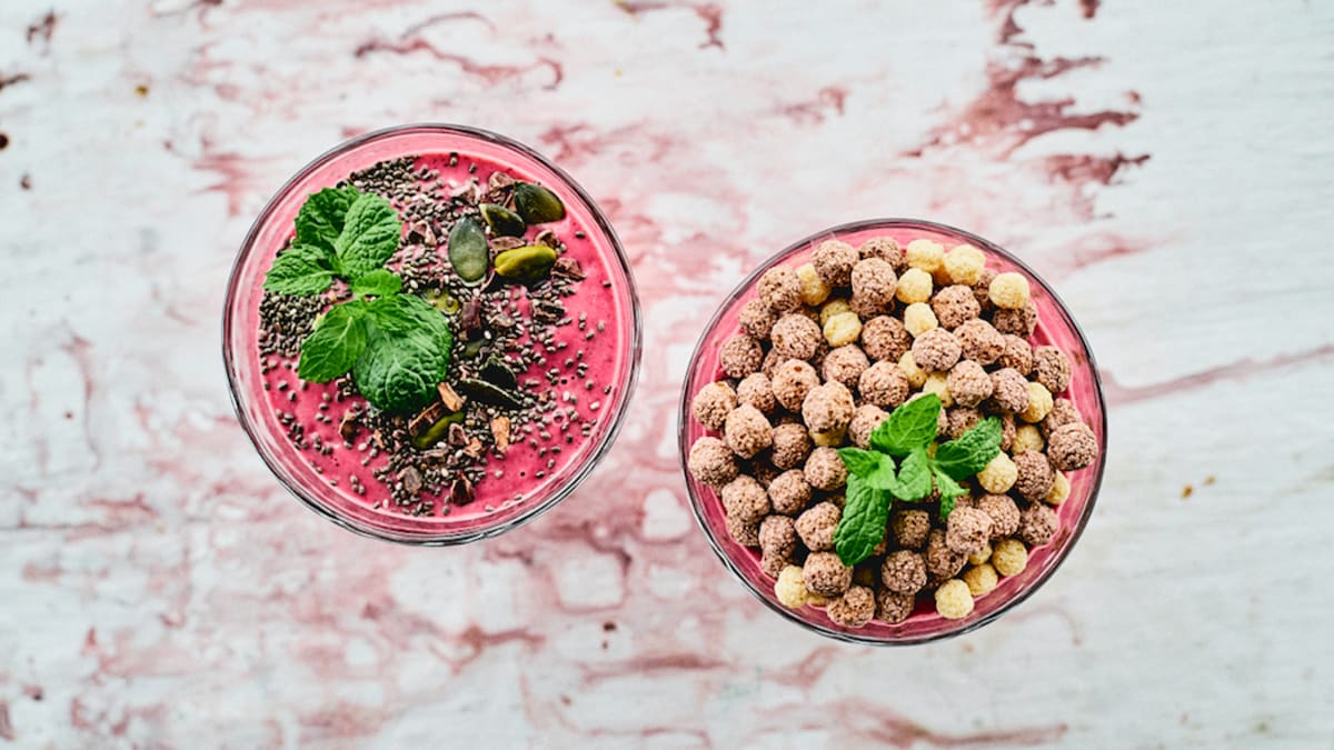 Šaldytų uogų kokteilis