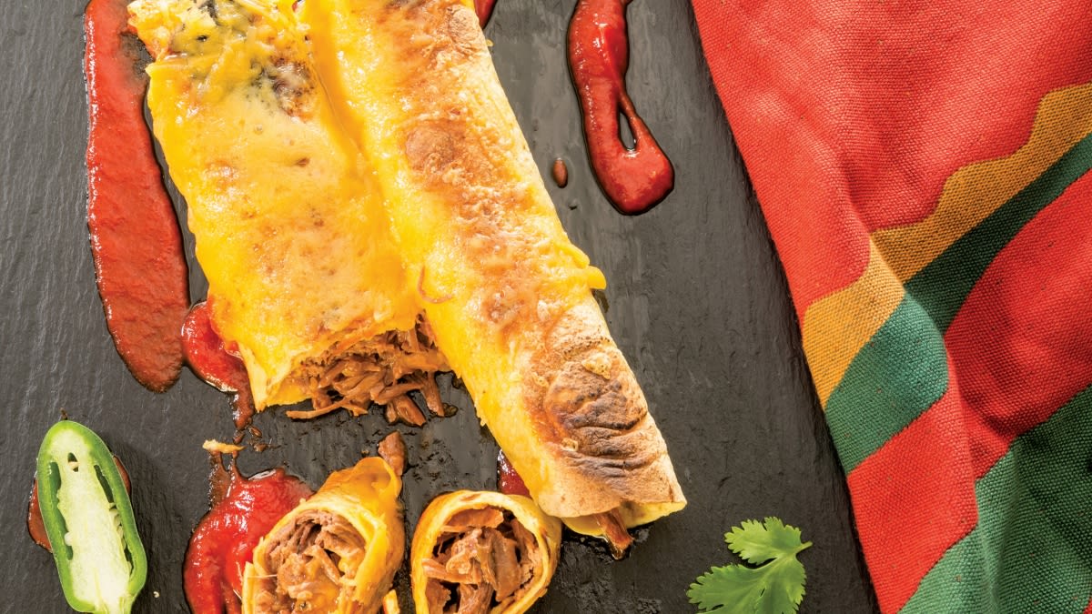 Meksikietiškos jautienos enchilados