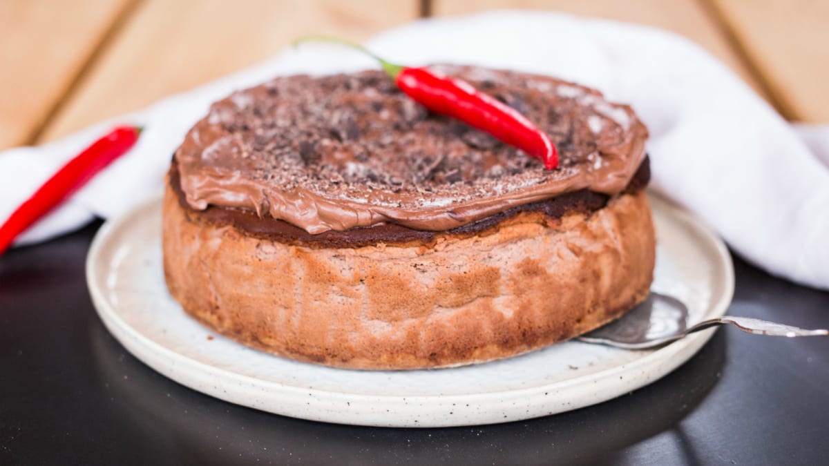 Šokolaadi-tšilli juustukook