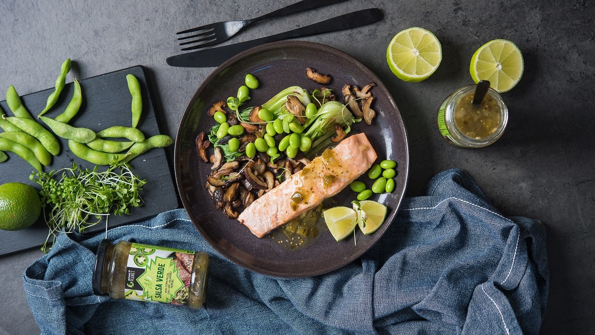 Lõhefilee salsa verde’ga