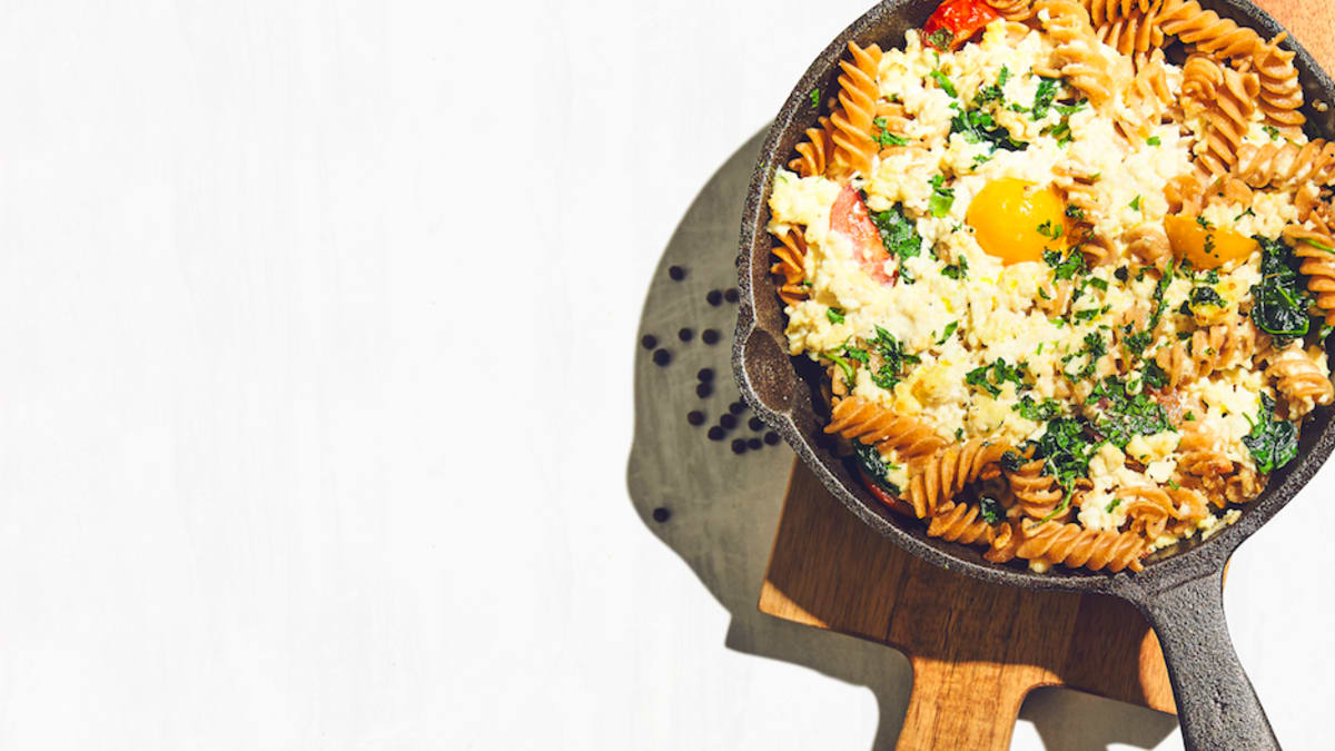 Fusilli un biezpiena sacepums