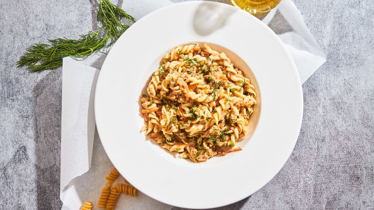 Svētku pasta ar silto mērci