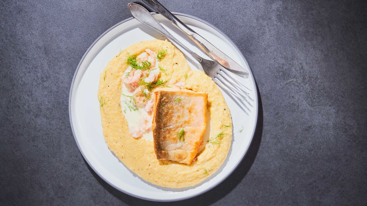 Arktiskā palija ar kukurūzas putru