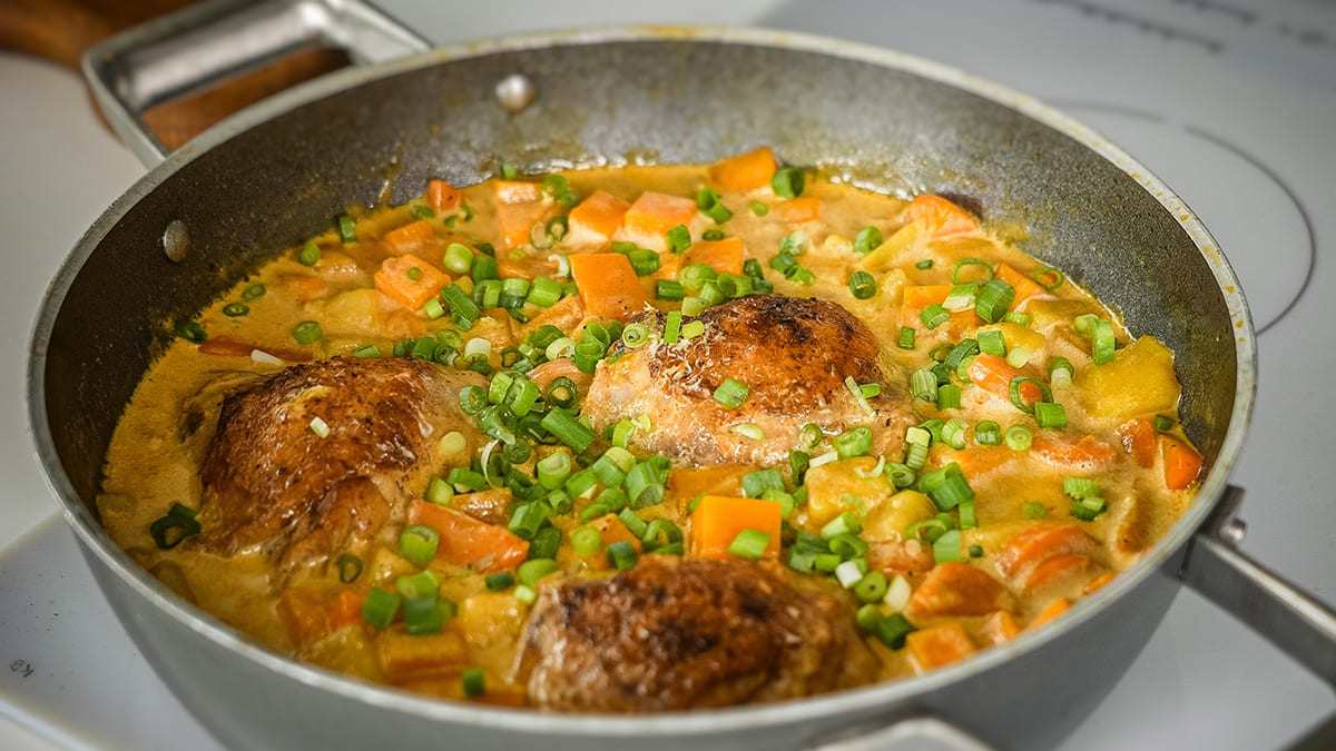 Vienas pannas vista ar rudens veltēm