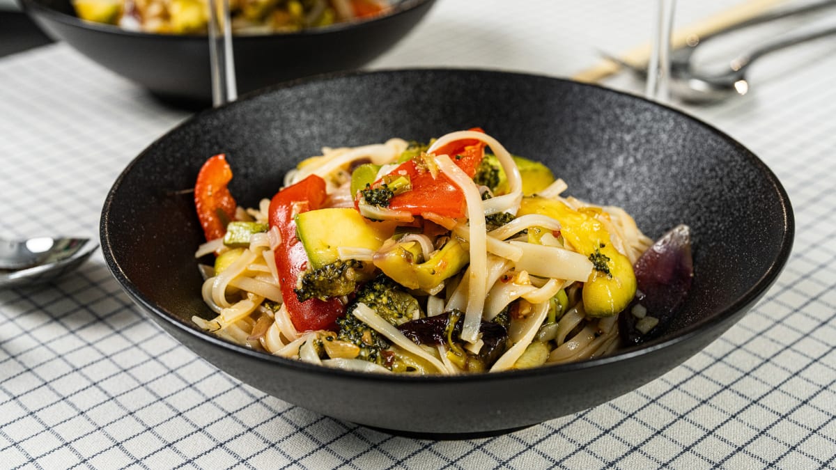 Voks ar dārzeņiem saldskābā mērcē