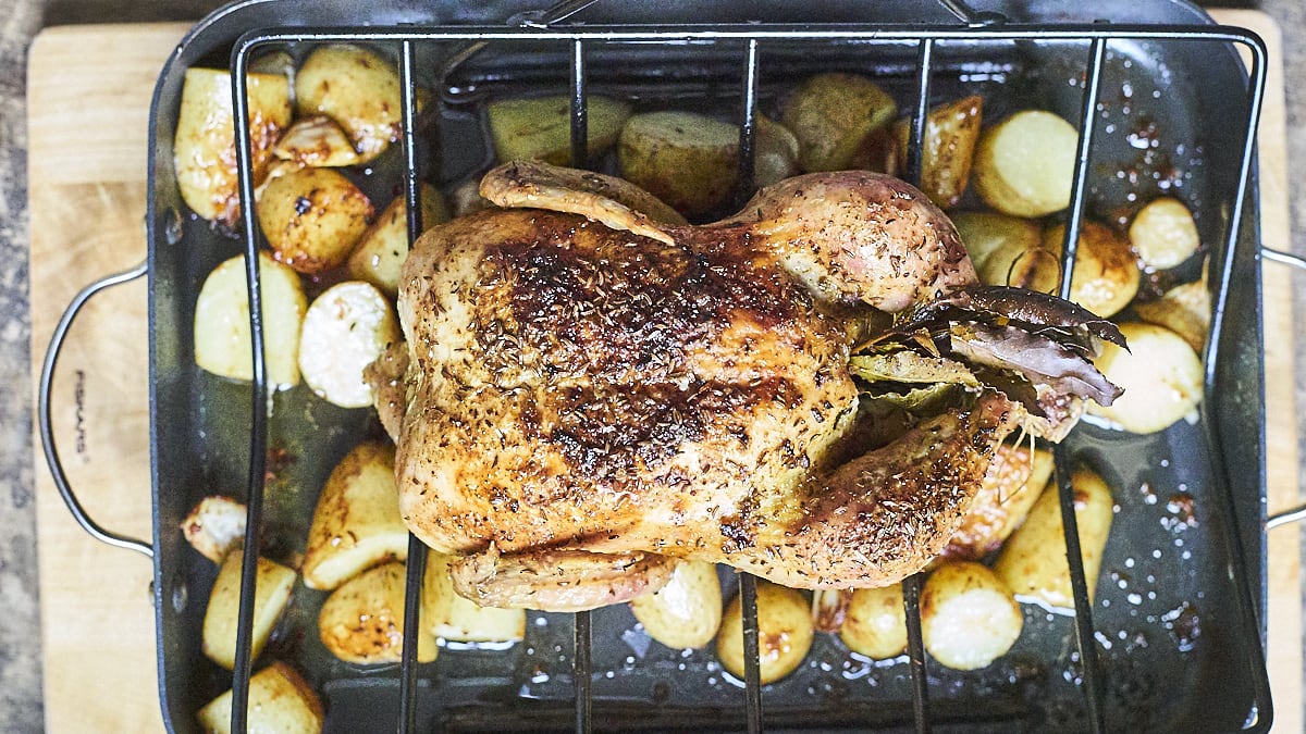 Bērnības vistas cepetis