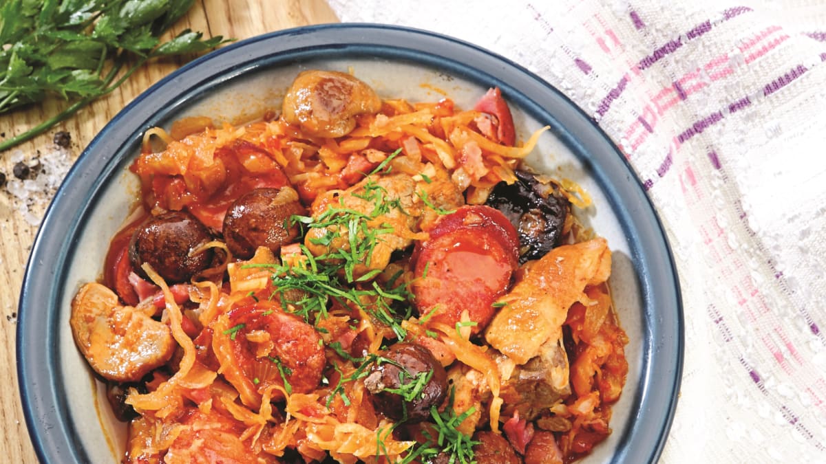 Bigosas, arba lenkiškas kopūstų troškinys