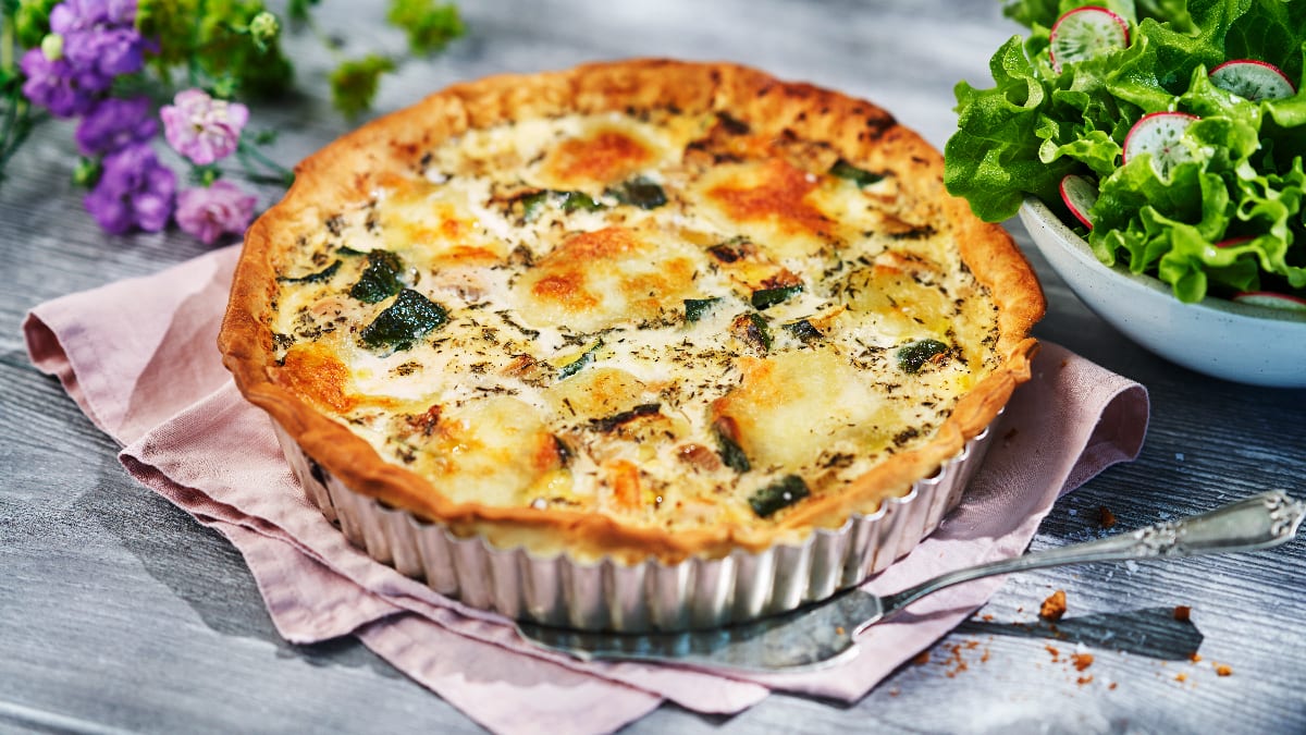 Sāļais pīrāgs ar vistu