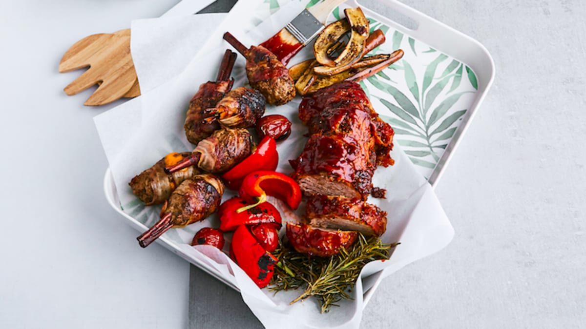 Folijā cepta cūkas lāpstiņa