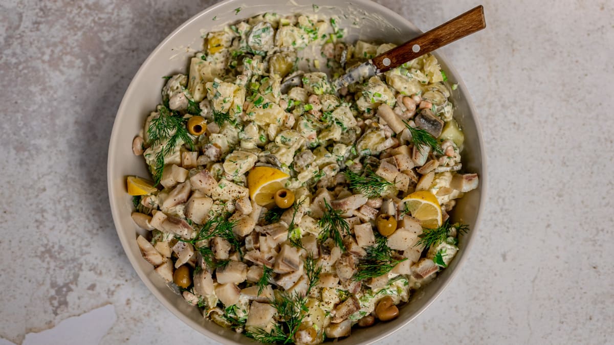 Ātrie siļķu salāti