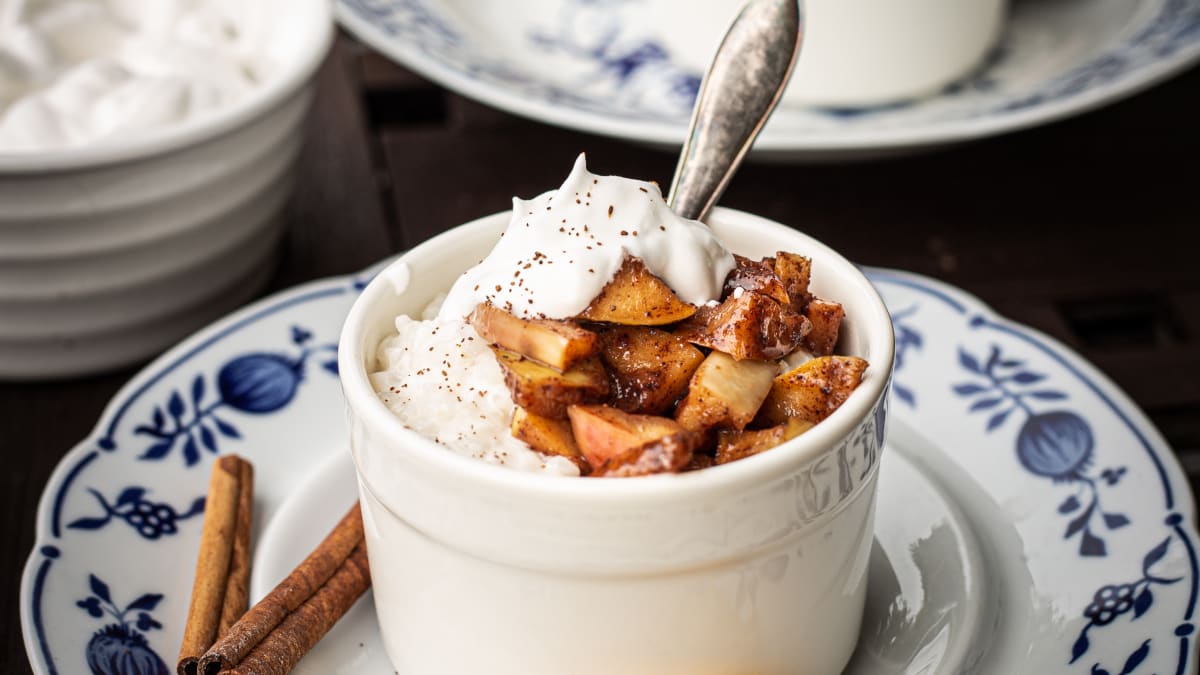 Kreemjas õuna-riisipuder