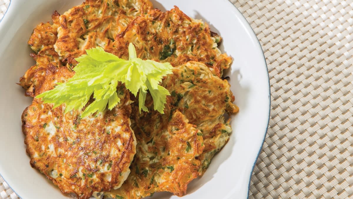 Salierų šaknų blynai