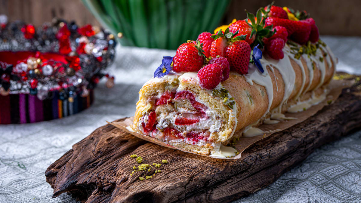 Maasika-rabarberi rulett