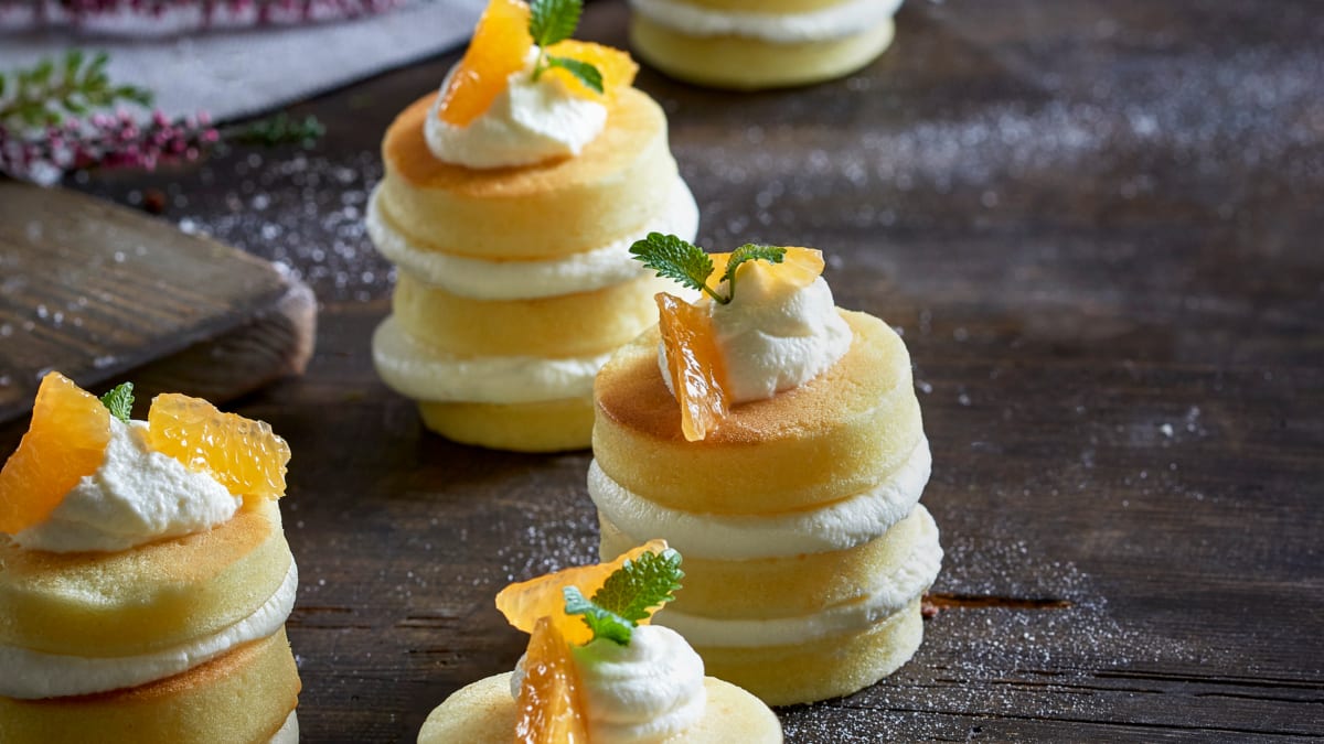 Mini blynukų bokšteliai su varškės kremu