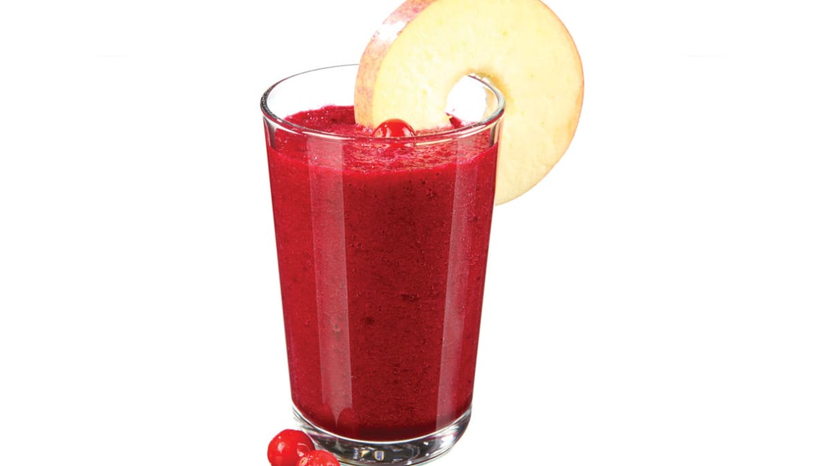 Glotnutis su burokėliais ir spanguolėmis