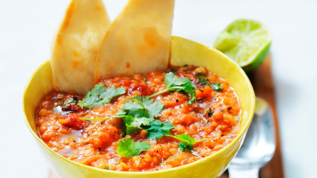 Indiškas lęšių troškinys DHAL