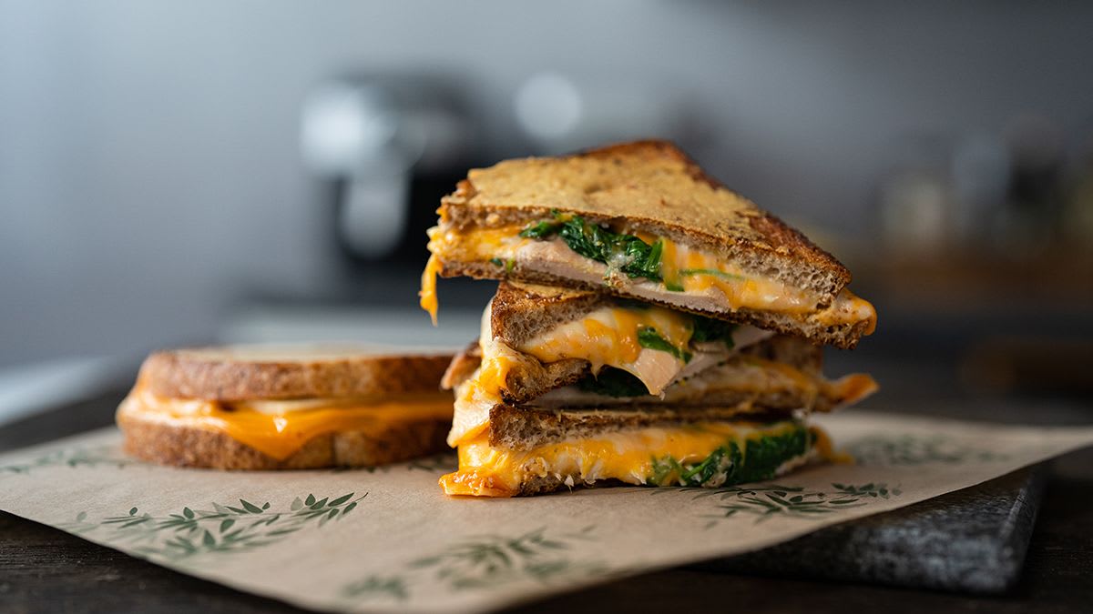 Krõbe röstleib kolme juustuga