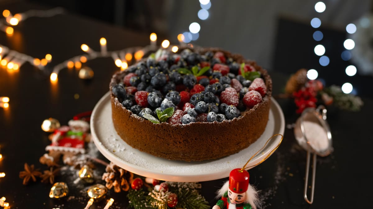 Kalėdinis sūrio pyragas