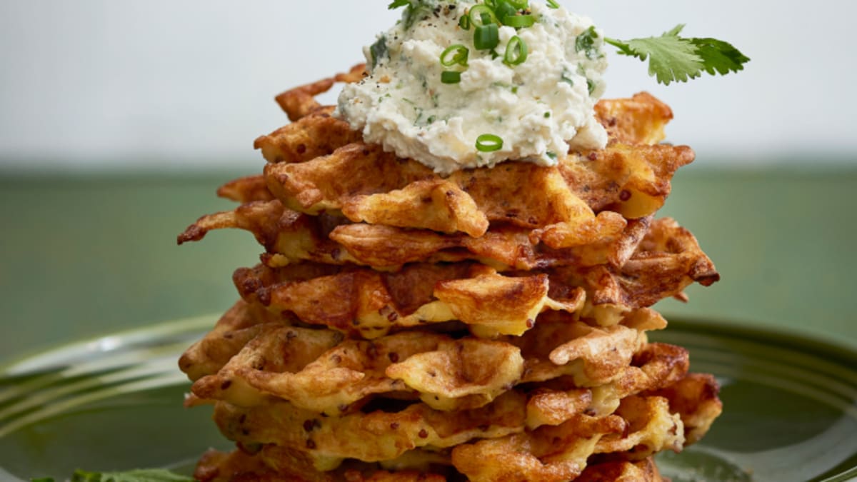 Moliūgų vafliai su bolivinėmis balandomis